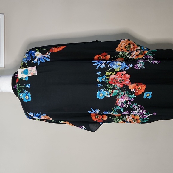 Nwt Johnny Was Floral Vneck Maxi Kaftan Dress - Picture 9 of 15